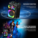 Bluetooth zvucnik Fantech NP03 NeraParty crni - Slika 9