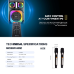 Bluetooth zvucnik Fantech NP03 NeraParty crni - Slika 10