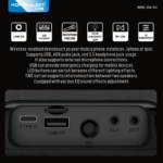 Bluetooth zvucnik KONFULON F40 80W baterija 12000mAh - Slika 8