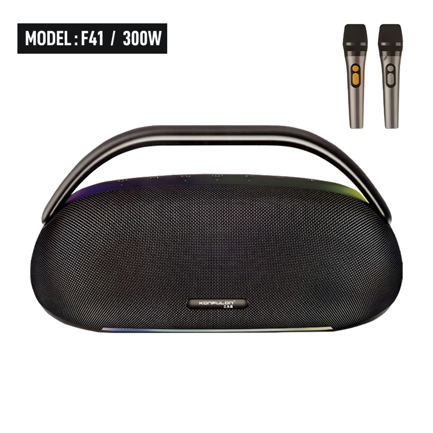 bluetooth-zvucnik-konfulon-f41-300w-baterija-30000mah-232582-407424.png Bluetooth zvucnik KONFULON F41 300W baterija 30000mAh - Slika 1
