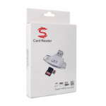 Citac kartica SD microSD na Type C Lightning USB 2.0 JWD-84 beli - Slika 9