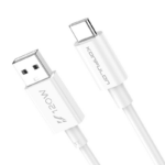 Data kabl KONFULON DC110, VIVO 120W, sa kablom USB na Type C beli 1m