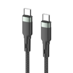Data kabl KONFULON DC94, 60W, Type C na Type C crni 1m