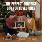 Digitalni foto ram Arzopa 14 inch Gold Metal 32GB - Slika 8