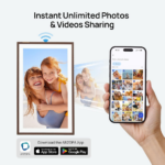 Digitalni foto ram Arzopa 15,6 inch Brown Plastic 32GB - Slika 3
