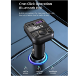 FM transmiter C44 USB, QC 3.0 Bluetooth 5.0, handsfree crni - Slika 3