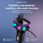 FM transmiter CS6 crni - Slika 7