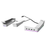 iPega PG-P5S021 horizontalni multifunkcionalni stalak za PS5 slim/PRO RGB beli - Slika 2