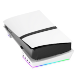 iPega PG-P5S021 horizontalni multifunkcionalni stalak za PS5 slim/PRO RGB beli - Slika 3