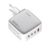 Kucni punjac sa adapterima LDNIO Q408 GaN PPS QC3.0 (30W), 3xPD3.0 (100W), 100W Max, sa Type C na Type C kablom beli - Slika 3