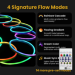 LED svetlo Neon rope RGB 1m - Slika 3
