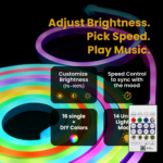 LED svetlo Neon rope RGB 1m - Slika 4