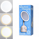 Makeup ogledalo+Bluetooth zvucnik+Wireless Charger REMAX RT-E210 - Slika 8