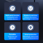 Mega-Idea multifunkcionalni desktop punjac sa PWQ110 (110W, Wereless charging, 8 port) - Slika 6