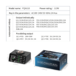 Mega-Idea multifunkcionalni desktop punjac sa PWQ110 (110W, Wereless charging, 8 port) - Slika 9