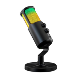 Mikrofon YU6 RGB crni