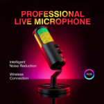 Mikrofon YU6 RGB crni - Slika 2