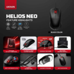 Mis Gaming Fantech UX3V2S Helios II Neo crni - Slika 3