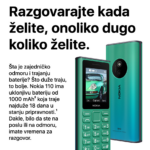 Mobilni telefon HMD Nokia 110 2024 2.0" Type-C/crni - Slika 4