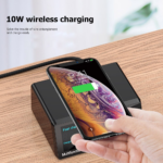 Multi USB punjac WLX-X9 sa LCD-om/8 USB portova+Wireless punjac crni - Slika 4