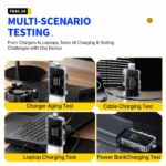 Multifunkcionalni digitalni USB i Type C smart tester FNIRSI FNAC-28 2u1 (za punjace i power bank uredjaje) - Slika 6