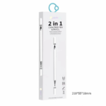 Olovka za touch screen Coteci 62003 2u1 bela - Slika 6