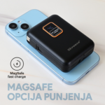 Power bank prenosiva baterija Oxpower PDW11 PD QC 22.5W 12000 mAh crna - Slika 2