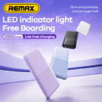 Power bank prenosiva baterija REMAX Lango II Series RPP-23 2.4A 10000mAh crni - Slika 2