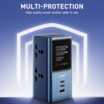 Produzni kabl LDNIO SC2 7-In-1 4 uticnice 2xPD 1xUSB GaN 45W 2m - Slika 2