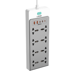 Produzni kabl LDNIO SC4 13-IN-1 8 uticnica 2xPD 2xUSB 1xLightning GaN 65W 2m