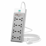 Produzni kabl LDNIO SC4 13-IN-1 8 uticnica 2xPD 2xUSB 1xLightning GaN 65W 2m - Slika 2