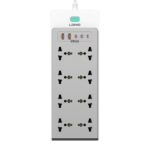 Produzni kabl LDNIO SC4 13-IN-1 8 uticnica 2xPD 2xUSB 1xLightning GaN 65W 2m - Slika 3