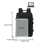Ranac POSO CB-8233, 15.6" crni - Slika 9