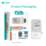 Set za ciscenje Coteci multifunkcionalni 14u1 beli - Slika 9