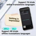 Smart AI prevodilac Z6 crni - Slika 5