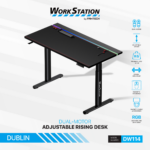 Sto Gaming Fantech DW114 Dublin crni - Slika 2