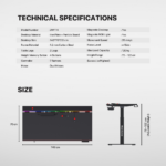 Sto Gaming Fantech DW114 Dublin crni - Slika 10