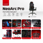 Stolica Gaming Fantech Alpha GC-284P NeoArc Pro crna - Slika 2