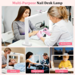 Stona LED lampa F-800E bela - Slika 11