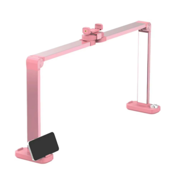Stona LED lampa F-800E roze