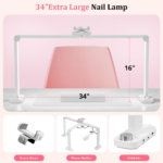 Stona LED lampa F-800E roze - Slika 4