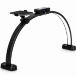Stona LED lampa Half moon crna