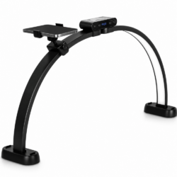 Stona LED lampa Half moon crna
