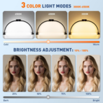 Stona LED lampa Half moon crna - Slika 4