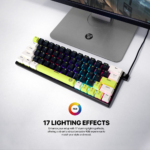 Tastatura Mehanicka Gaming Fantech MK874V2 RGB Atom 63 Mori White (rosie switch) - Slika 6