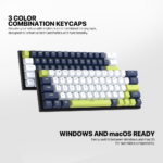 Tastatura Mehanicka Gaming Fantech MK874V2 RGB Atom 63 Mori White (rosie switch) - Slika 7