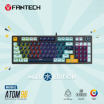 Tastatura Mehanicka Gaming Fantech MK890V2 RGB Atom MK96 Navy (Rosie switch) - Slika 2
