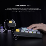 Tastatura Mehanicka Gaming Fantech MK890V2 RGB Atom MK96 Navy (Rosie switch) - Slika 6