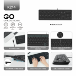 Tastatura Wired Fantech K214 GO balck - Slika 3