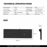 Tastatura Wired Fantech K214 GO balck - Slika 10